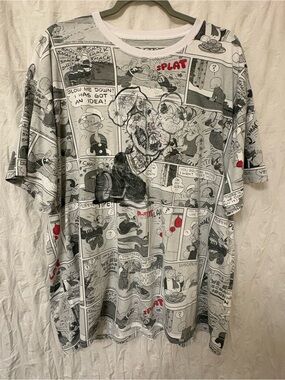 Popeye comic Tee. Men’s size 2XL.